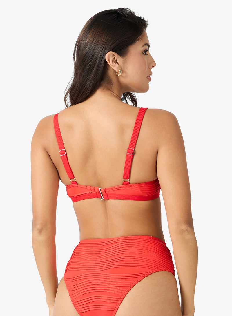 جينجر طقم بيكيني مثلثي بنقوش - Image 4